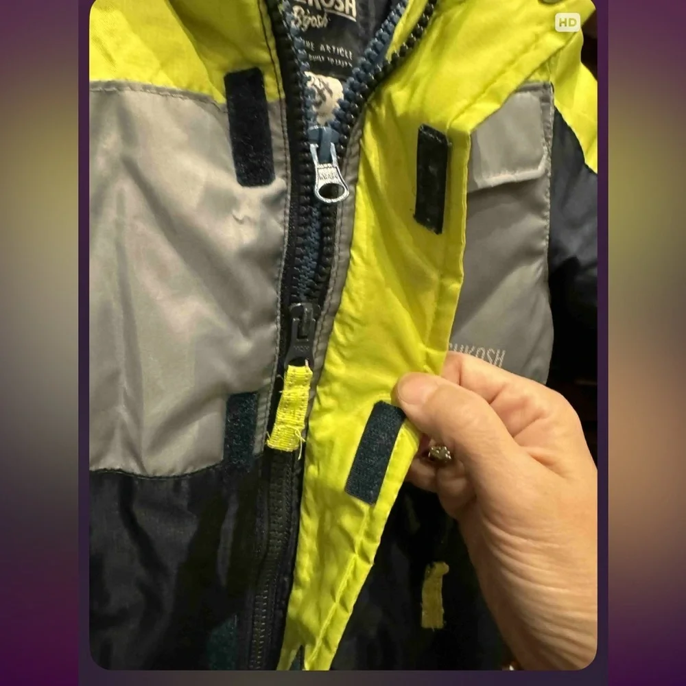 Okboshi Colorblock Hooded Jacket 2T